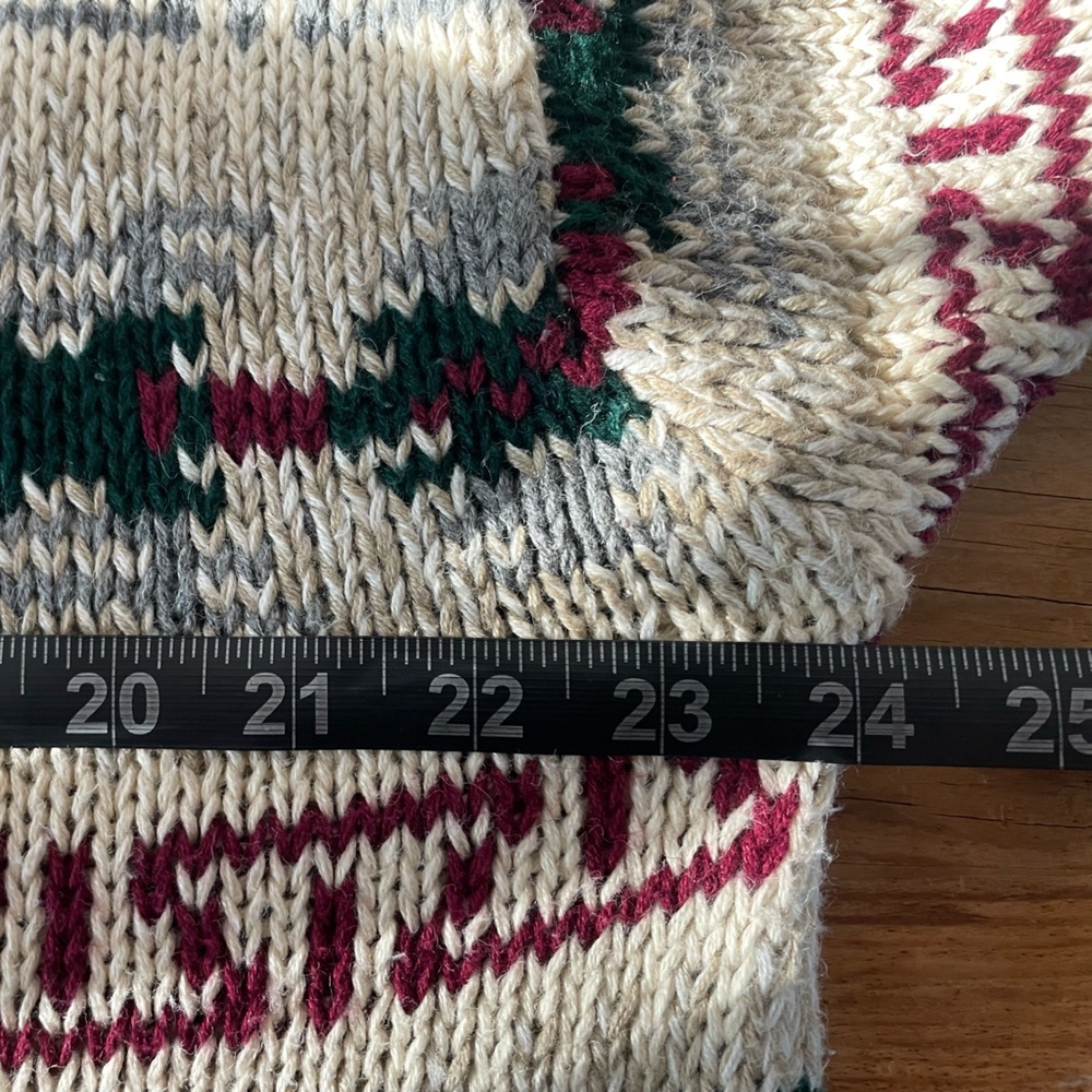 Vtg 90s Abercrombie & Fitch The Big Sweater Chunky Cotton Blend Pullover Men’s L - Picture 8 of 8